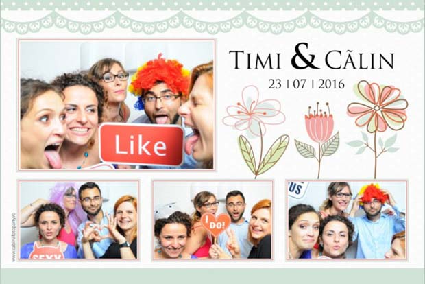 Photobooth de inchiriart nunta Brasov Timi si Calin